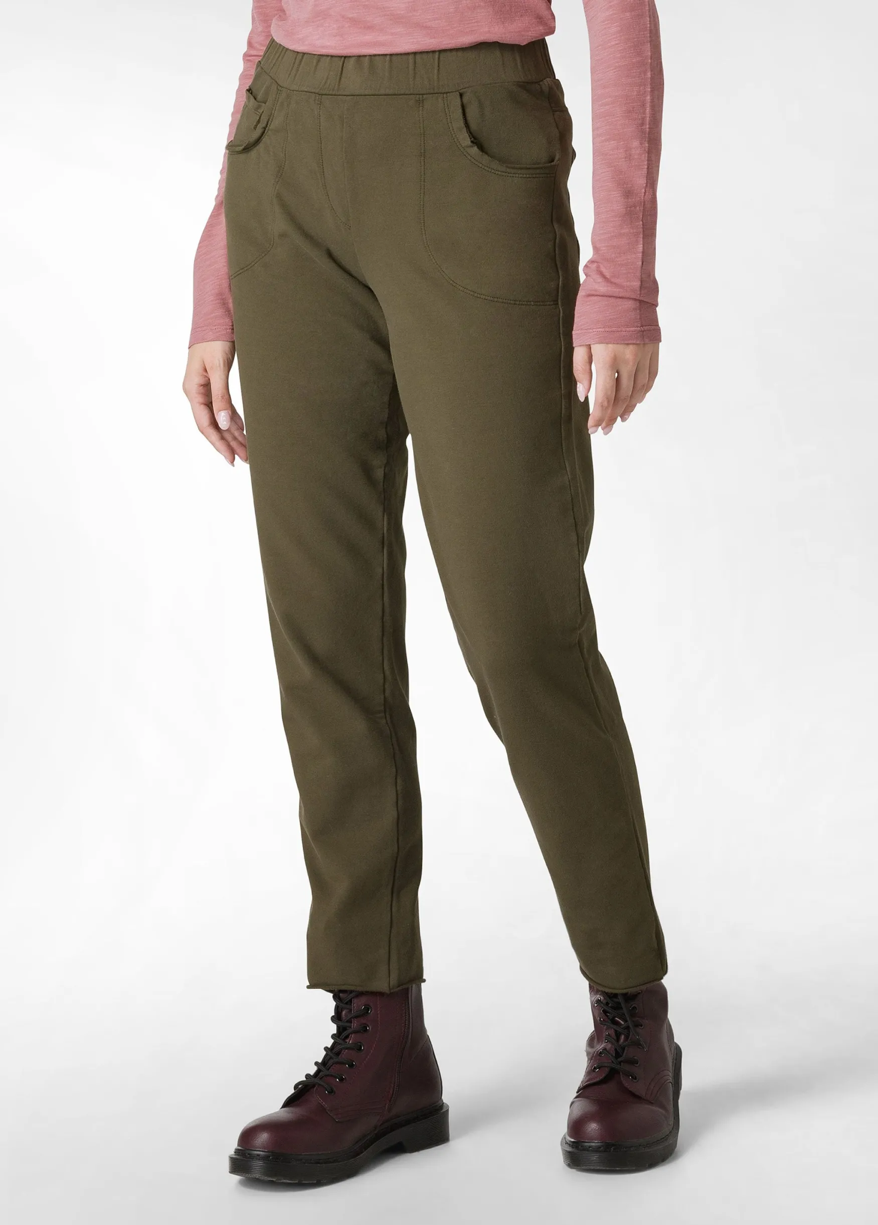Fashion DEHA Slim Fit Pants Green Forest Green