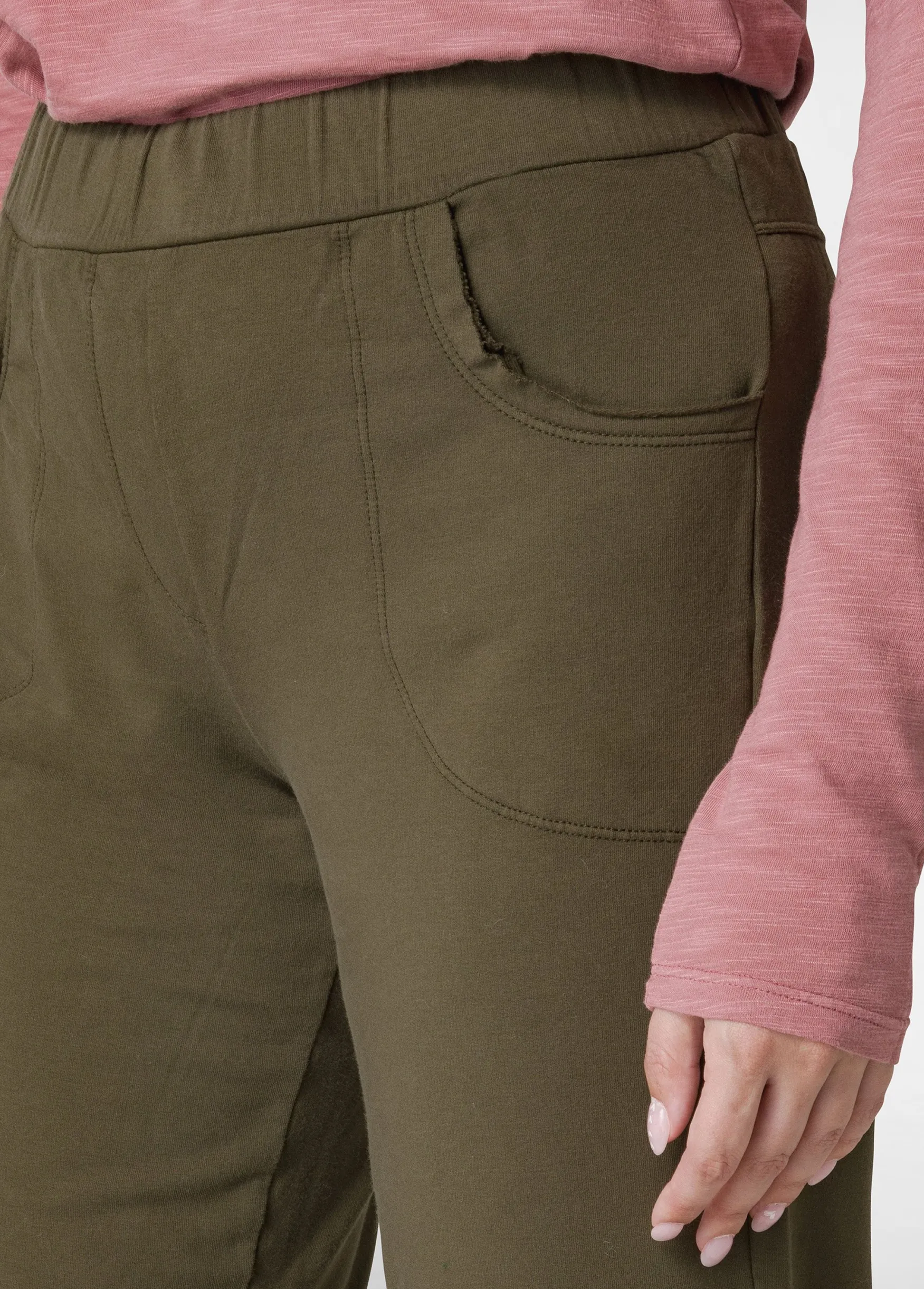 Fashion DEHA Slim Fit Pants Green Forest Green