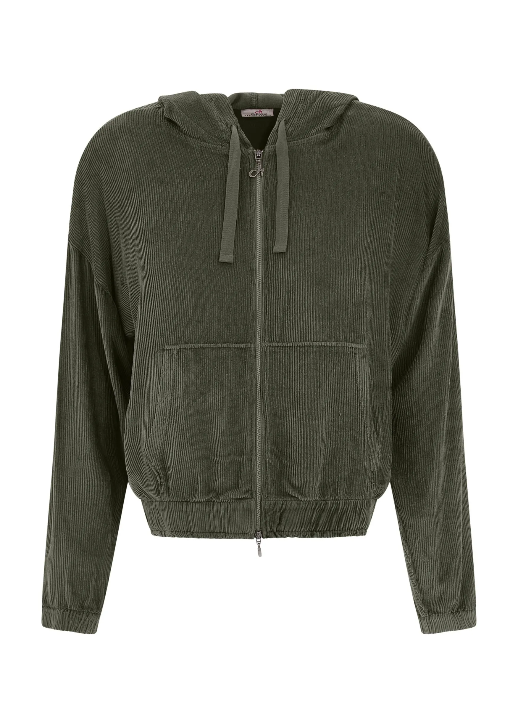Cheap DEHA Soft Velvety Coruroy Jacket Green Olive Green