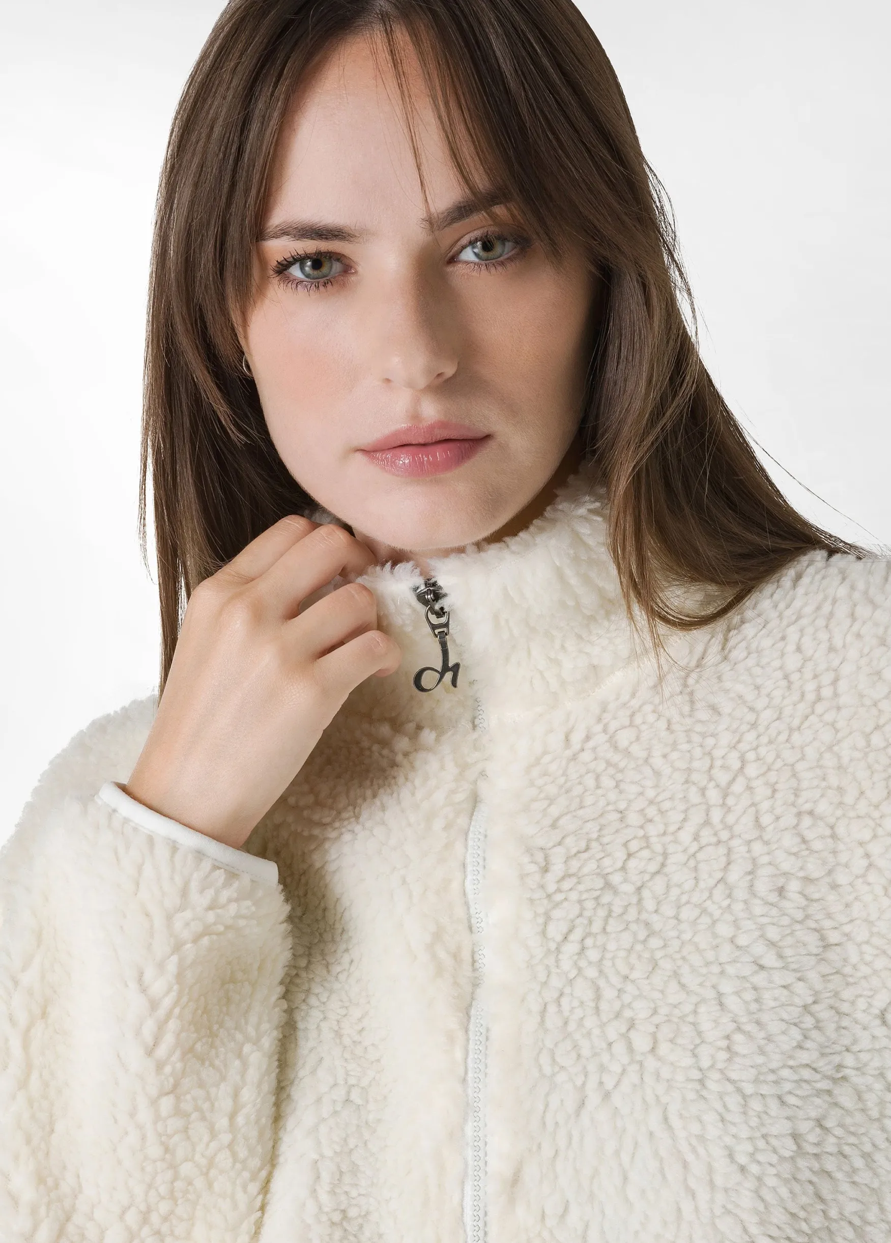 Flash Sale DEHA Teddy Half Zip Sweatshirt White Milk White