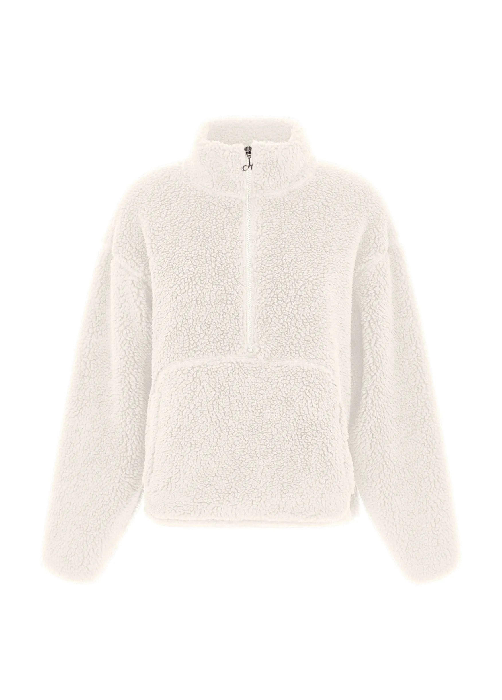 Flash Sale DEHA Teddy Half Zip Sweatshirt White Milk White