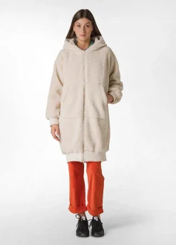 New DEHA Teddy Long Jacket Beige