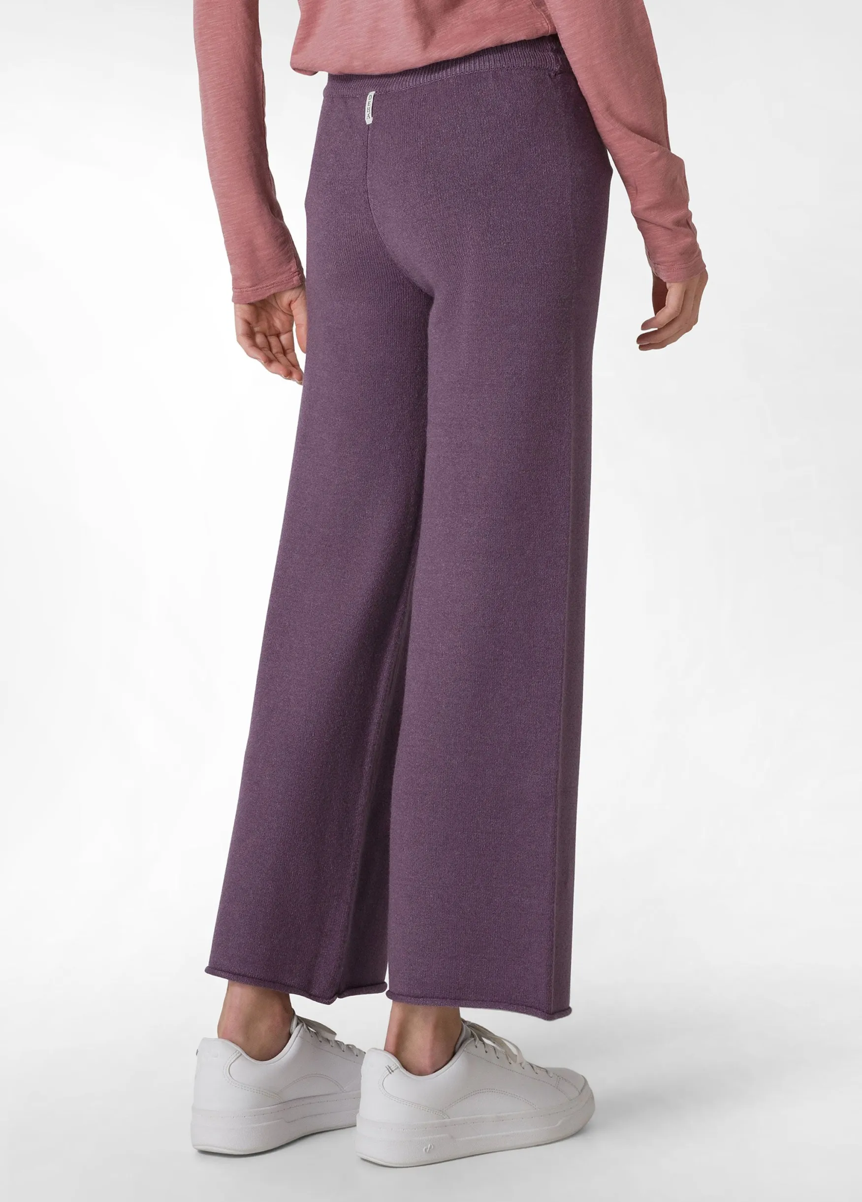 Outlet DEHA Wide Leg Knitted Pants Purple Purple Violet