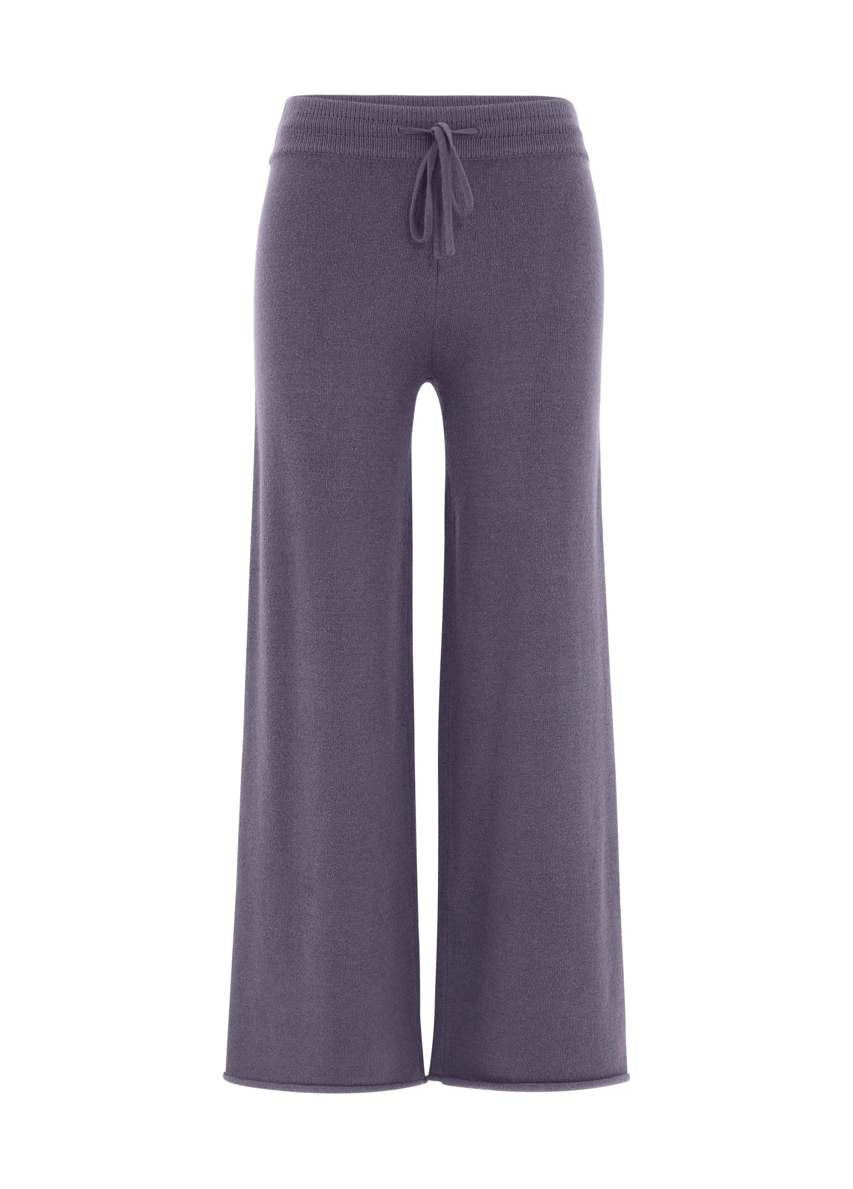 Outlet DEHA Wide Leg Knitted Pants Purple Purple Violet
