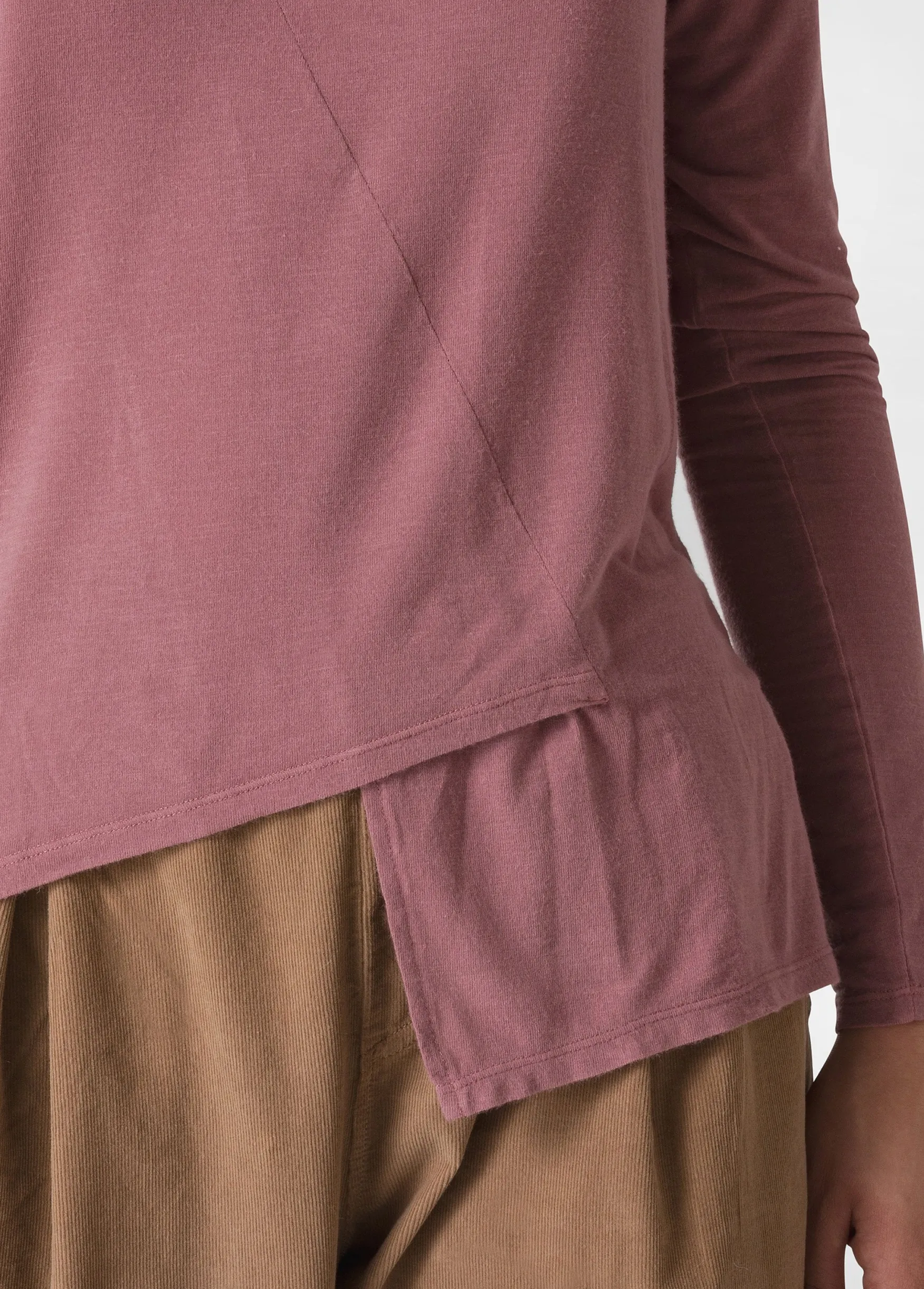 Outlet DEHA Wooly High Neck T-Shirt Pink Deco' Rose