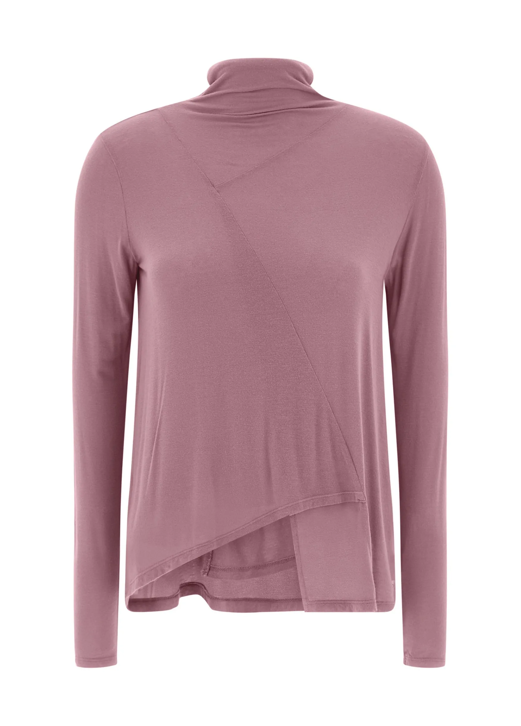 Outlet DEHA Wooly High Neck T-Shirt Pink Deco' Rose