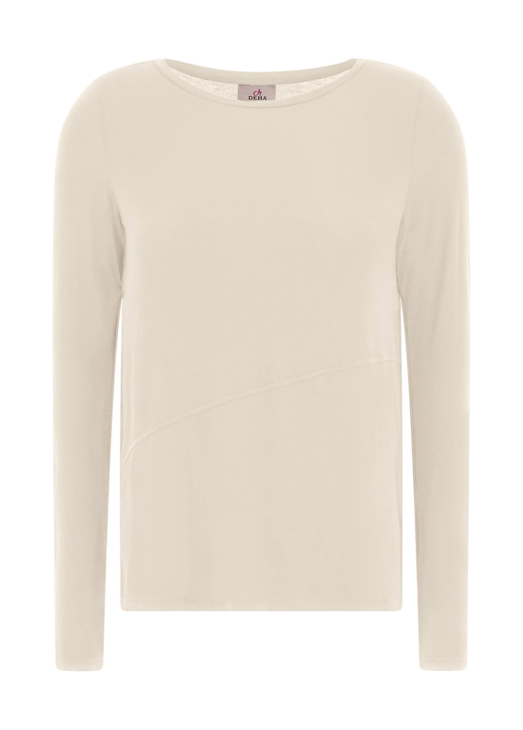 Best DEHA Wooly Long Sleeve T-Shirt White Milk White