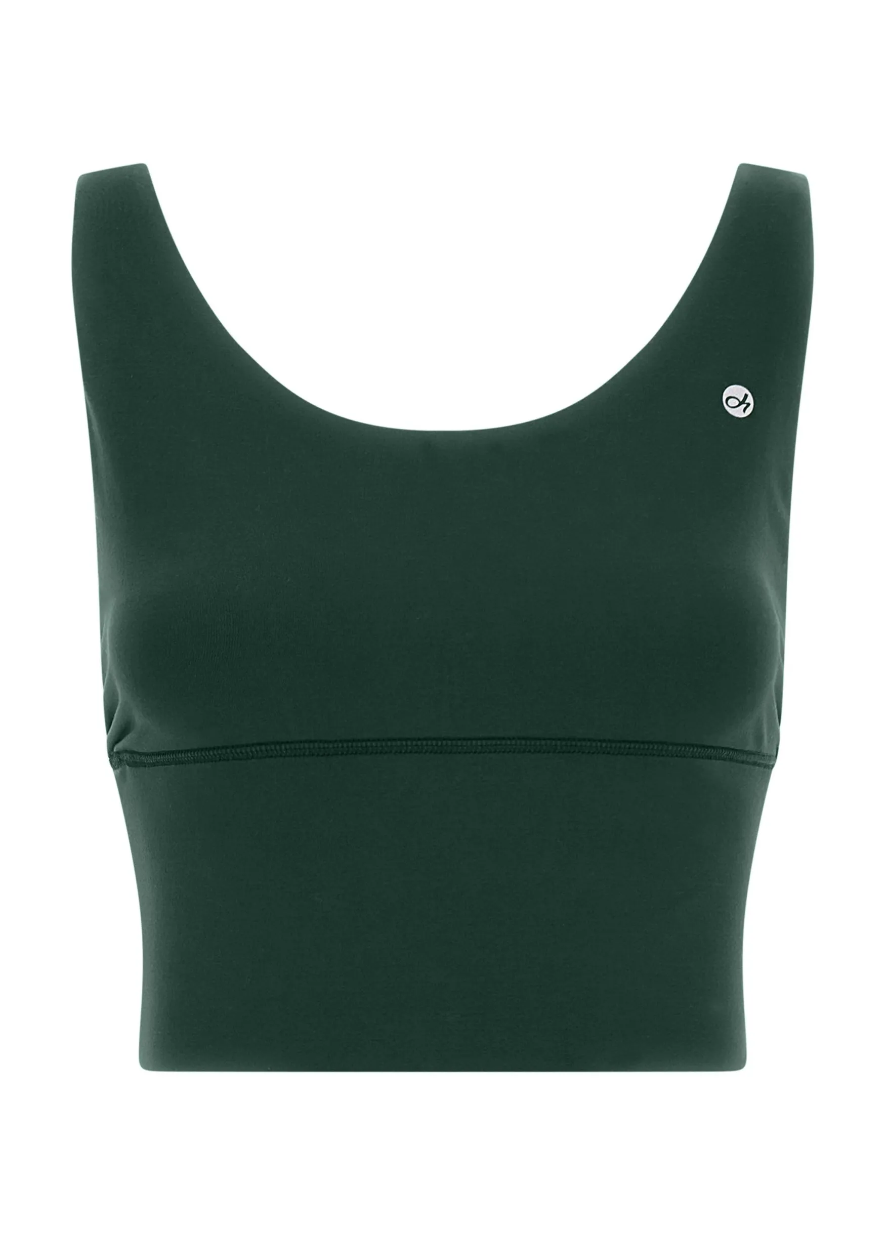 Clearance DEHA Yoga Soft Touch Sport Bra Green Forest Green