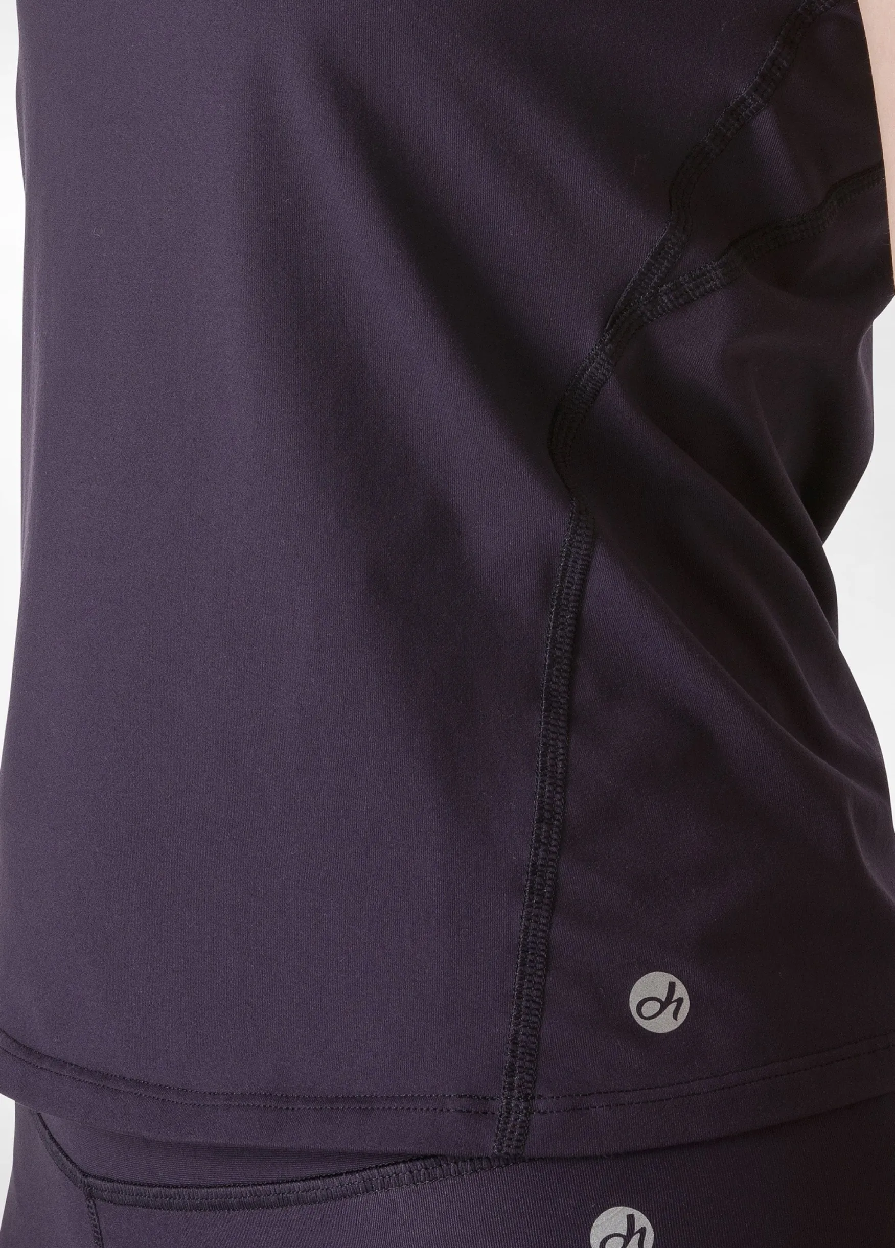 Sale DEHA Yoga Soft Touch Top Purple Aubergine Violet