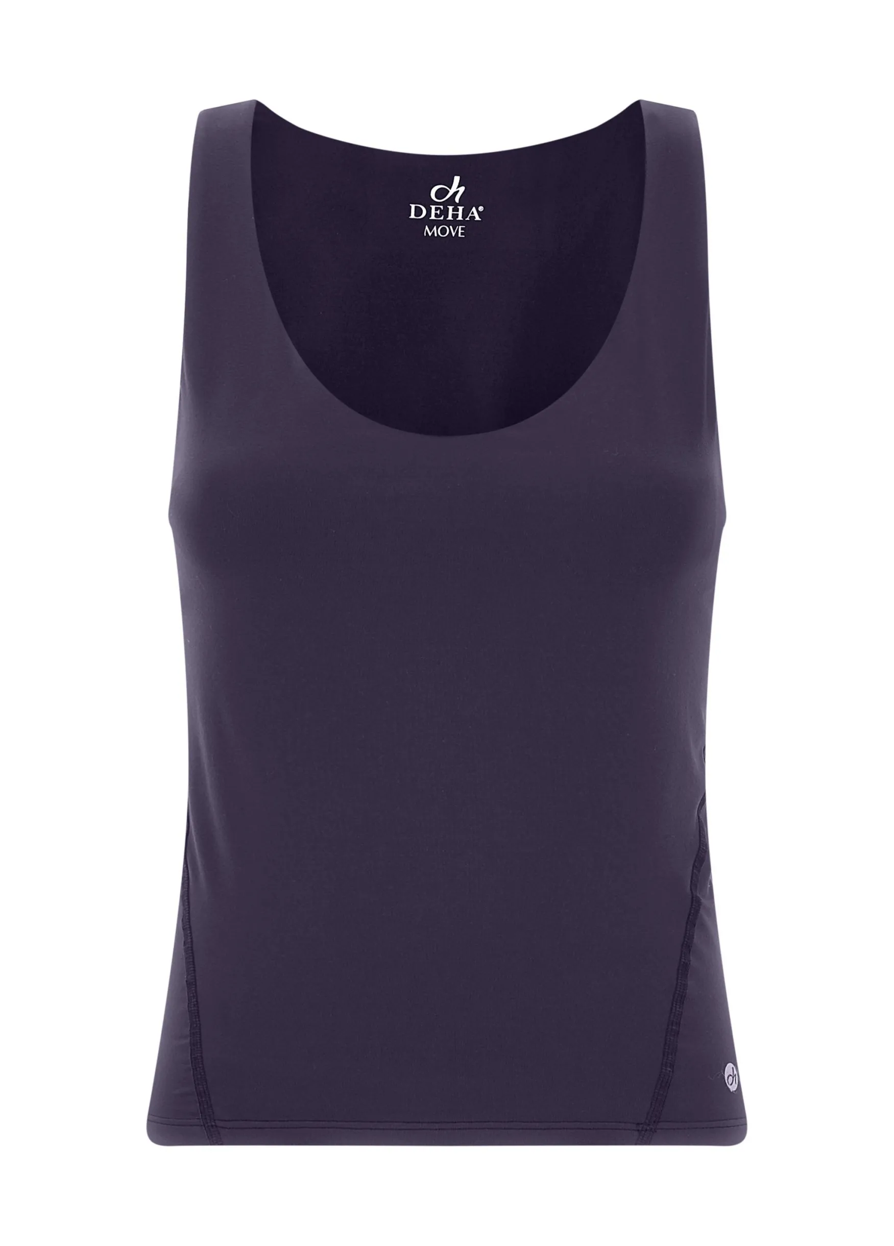 Sale DEHA Yoga Soft Touch Top Purple Aubergine Violet